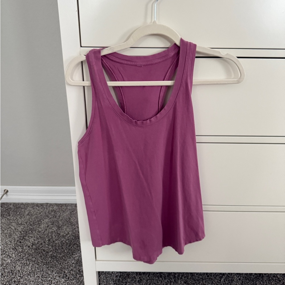 Lululemon Athletica Magenta Tank Top